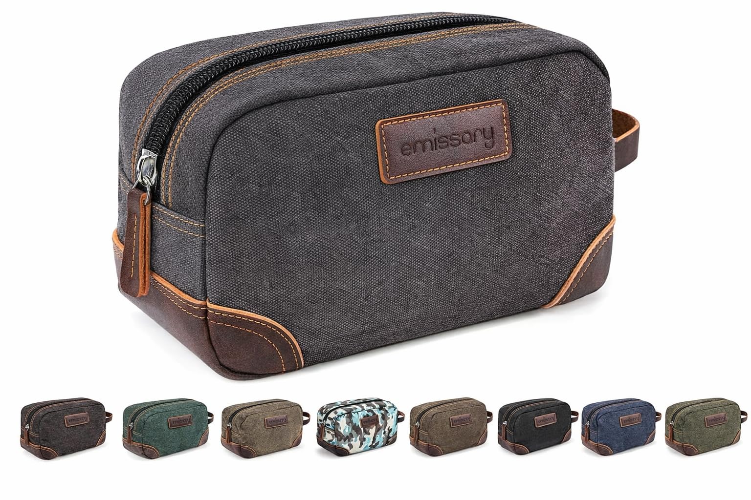 Sac emissary en canvas durable, idéal pour voyager et durer.