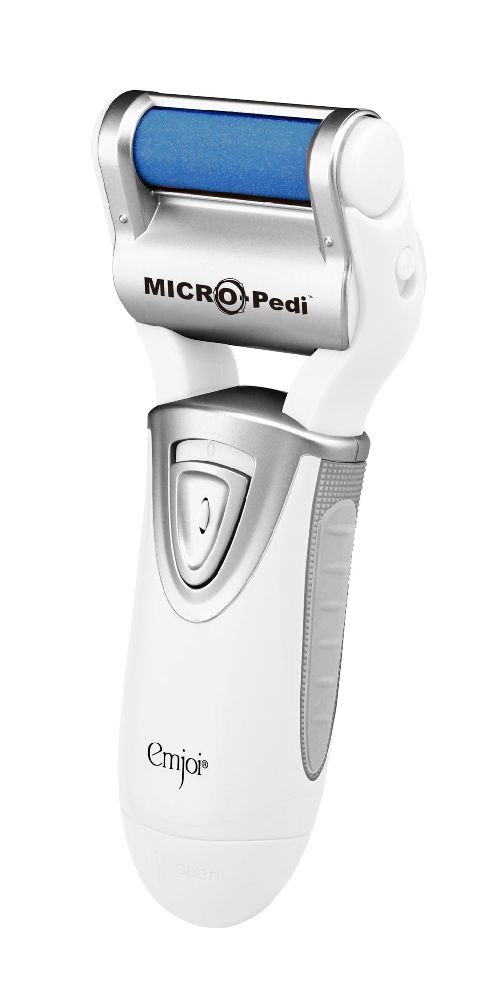 Emjoi Micro-Pedi AP3RP avec rouleau pieds, exfolie les callosités pour pieds plus lisses.