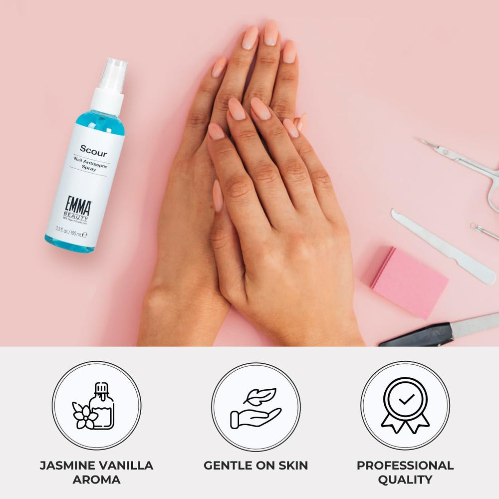 EMMA Beauty Scour vegan et sans cruauté, respectueux de la peau.