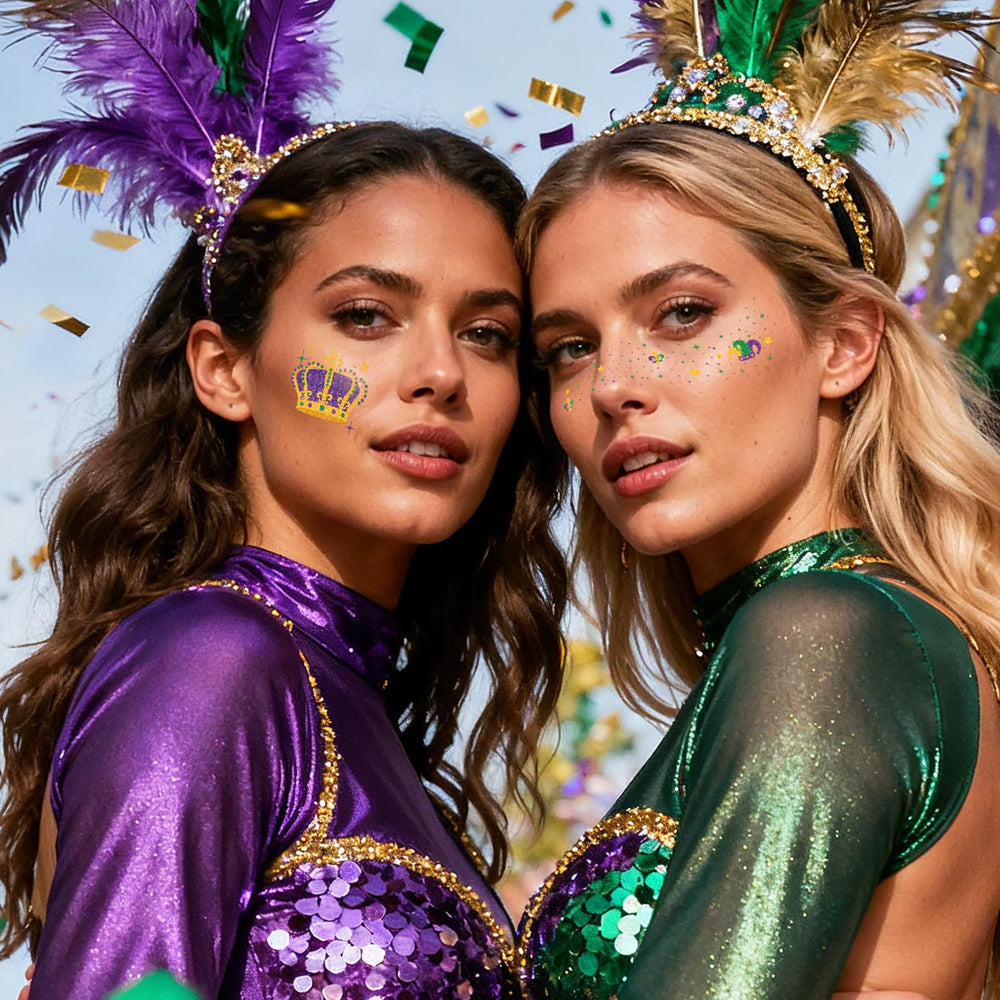 EMOME déco fête Mardi Gras - accessoires brillants pour animations et photos
