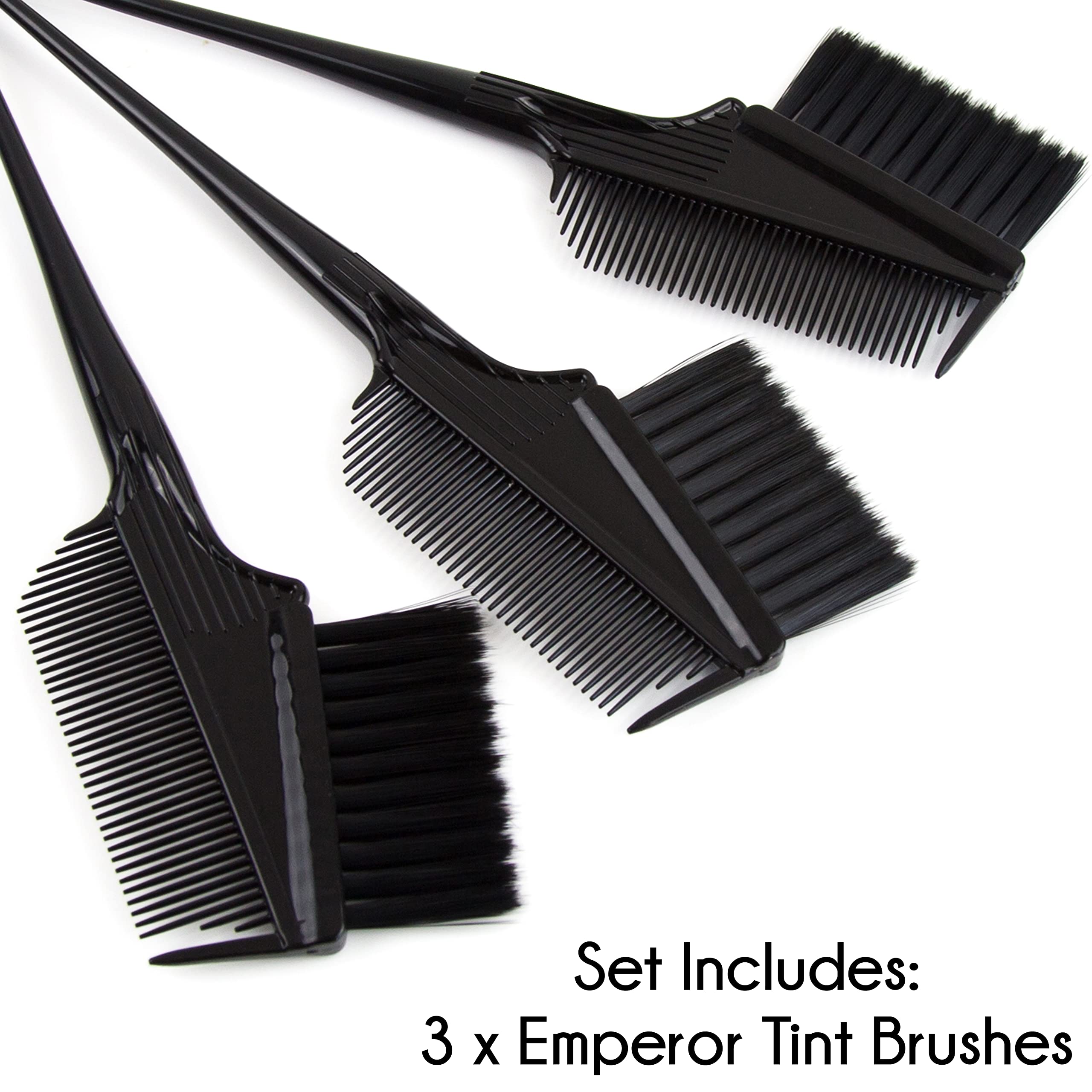 Brosse Emperor avec peigne intégré, idéal pour démêler et sectionner facilement.