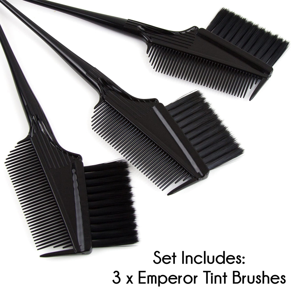 Brosse Emperor avec peigne intégré, idéal pour démêler et sectionner facilement.