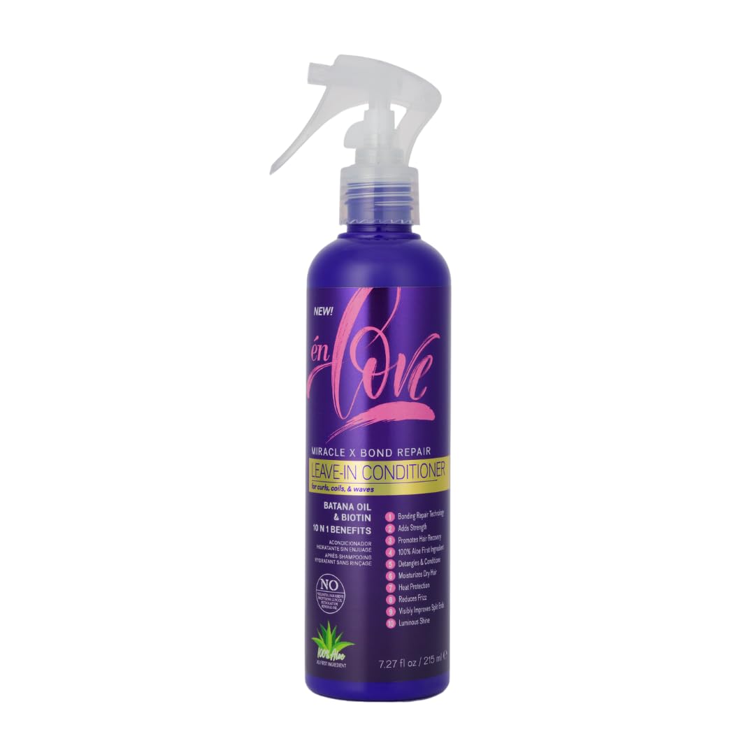 Én Love Miracle X Bond – bouteille du soin réparateur sans rinçage.
