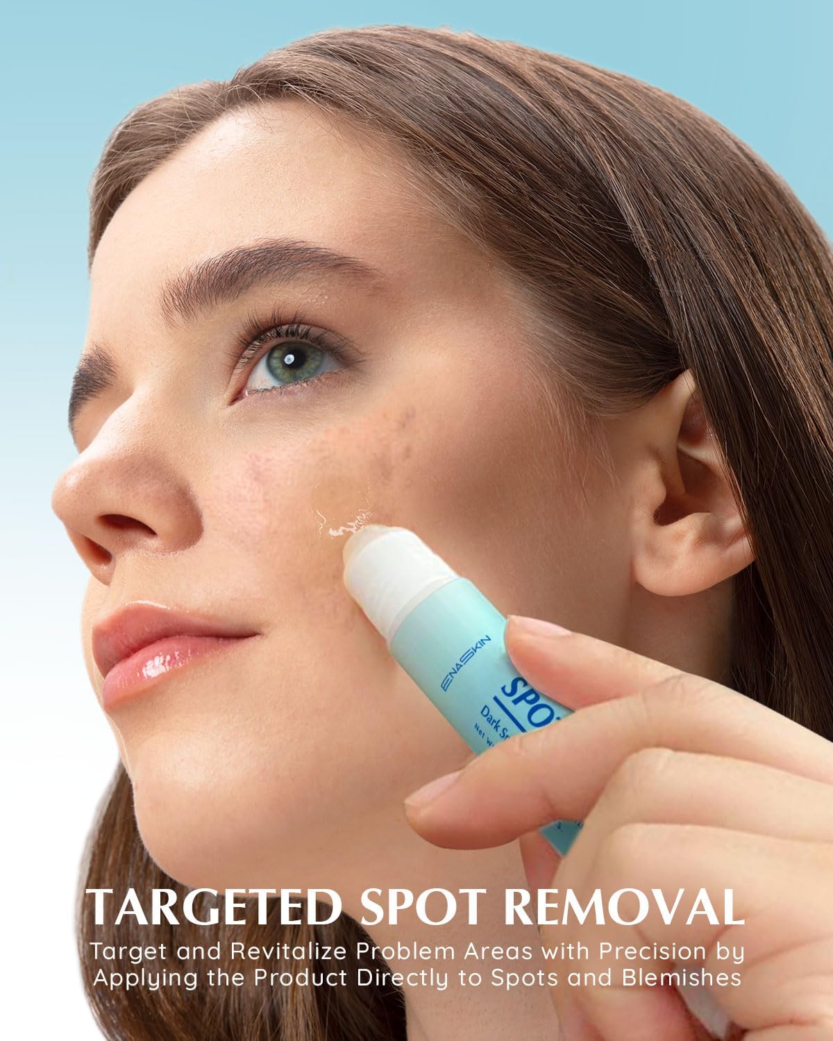 Visuel montrant EnaSkin compatible avec toutes les teintes de peau pour une douceur.