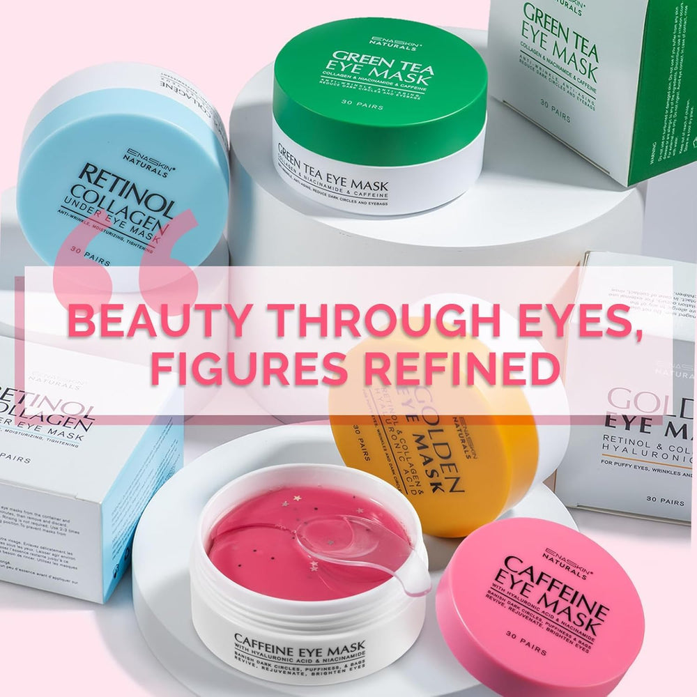 Adhérence douce et confortable des patchs yeux Enaskin Naturals pour tous les jours.
