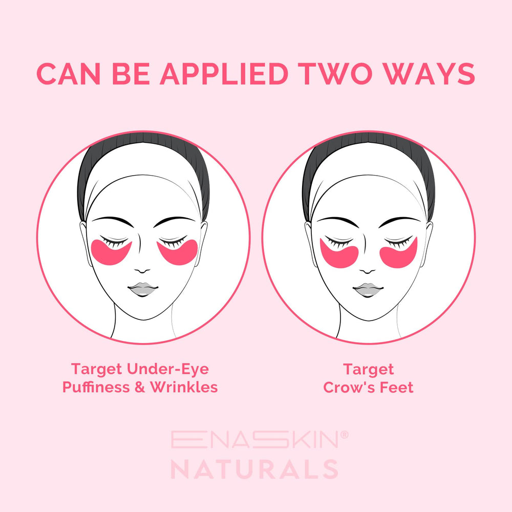 Kit 2 paquets patches yeux Enaskin Naturals pour une routine complète