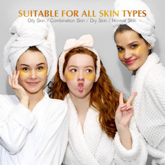 Enaskin Naturals patchs-anti-rides-24k-or contribuant à lisser les ridules.