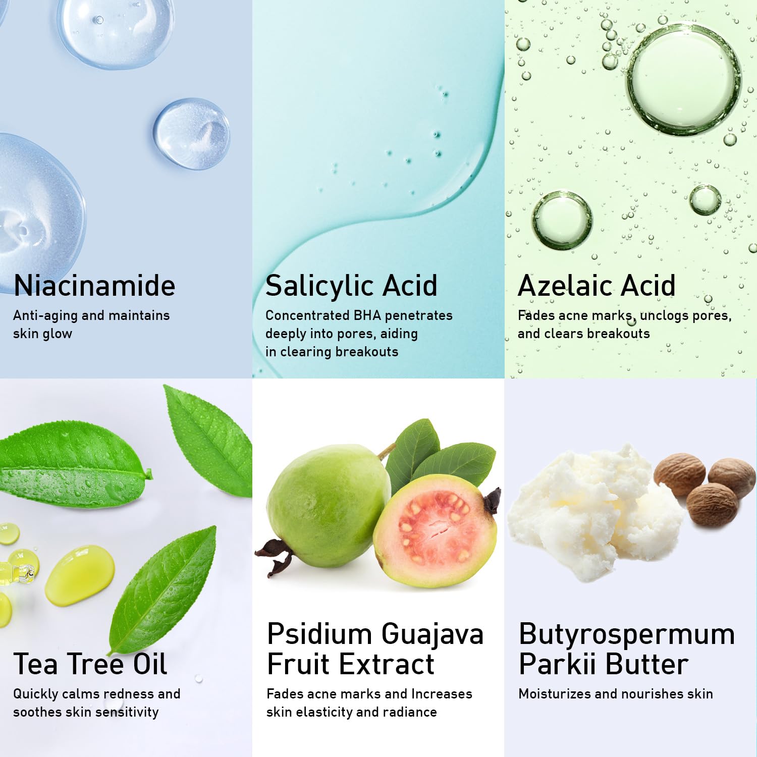 Enaskin Naturals back-area treatment image suggests body acne care and pore refinement.