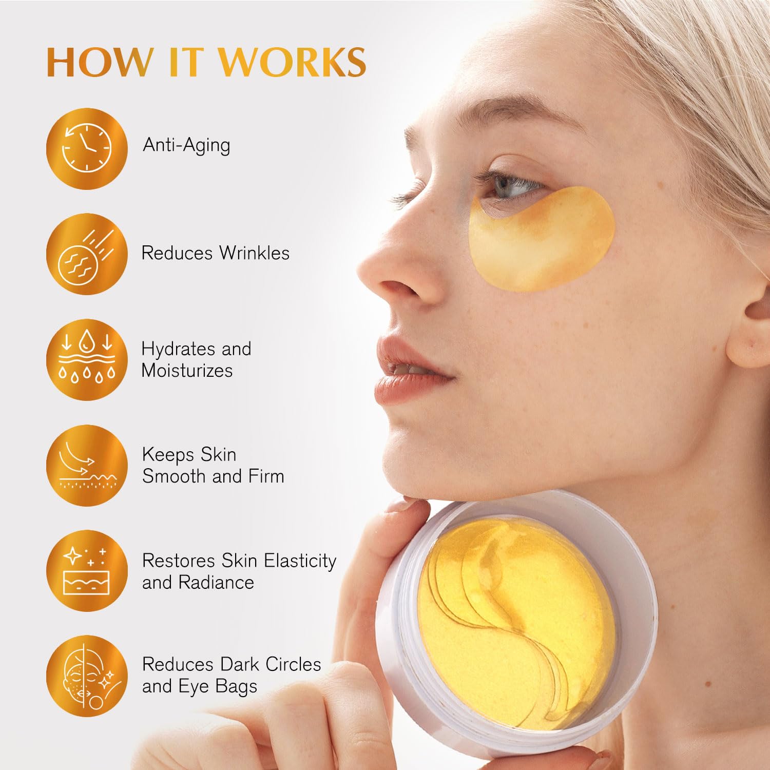 Enaskin Naturals soin-contour-yeux-24k-or pour un regard réconforté et lumineux.