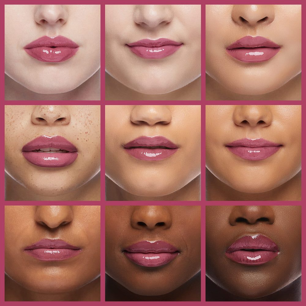 Tube de gloss Enchante Ellen Tracy, format portable pour retouches.