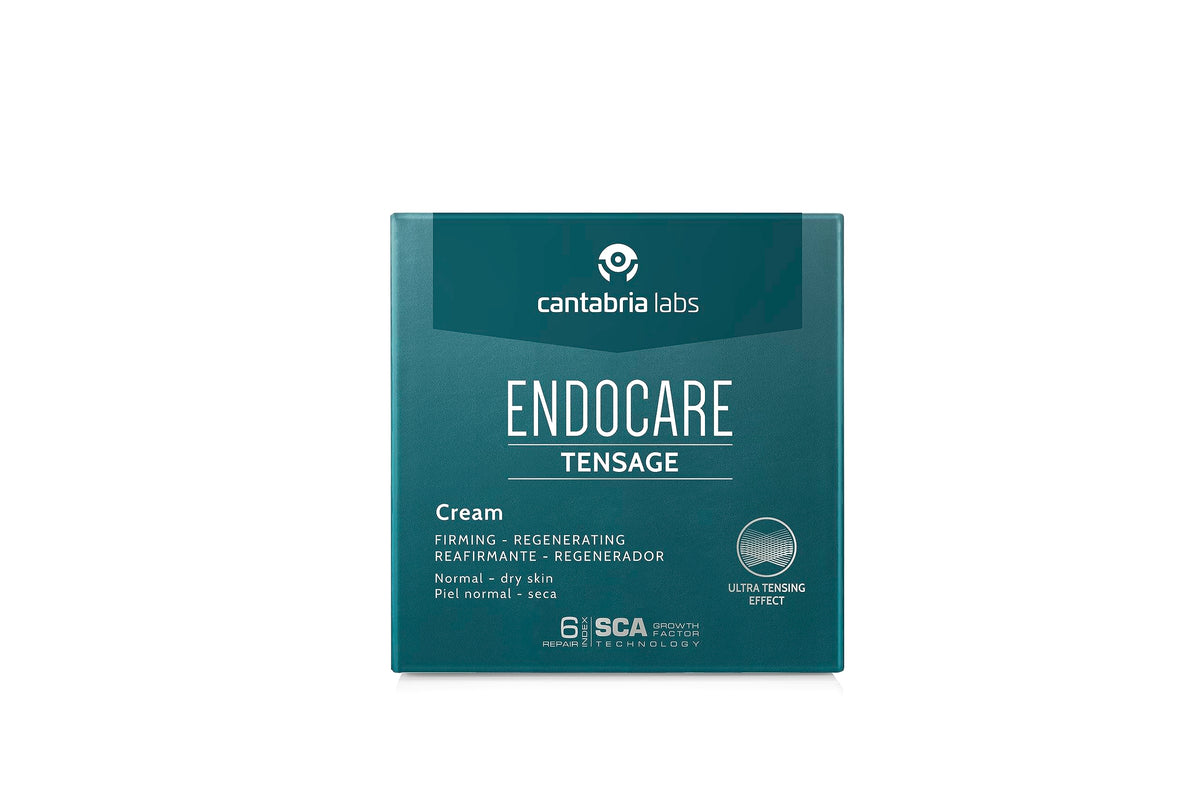 Endocare Tensage Crème, bouteille 50 ml, hydratation rapide sans gras.