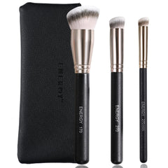 ENERGY Kabuki Foundation Brush 170 for smooth, streak-free application.