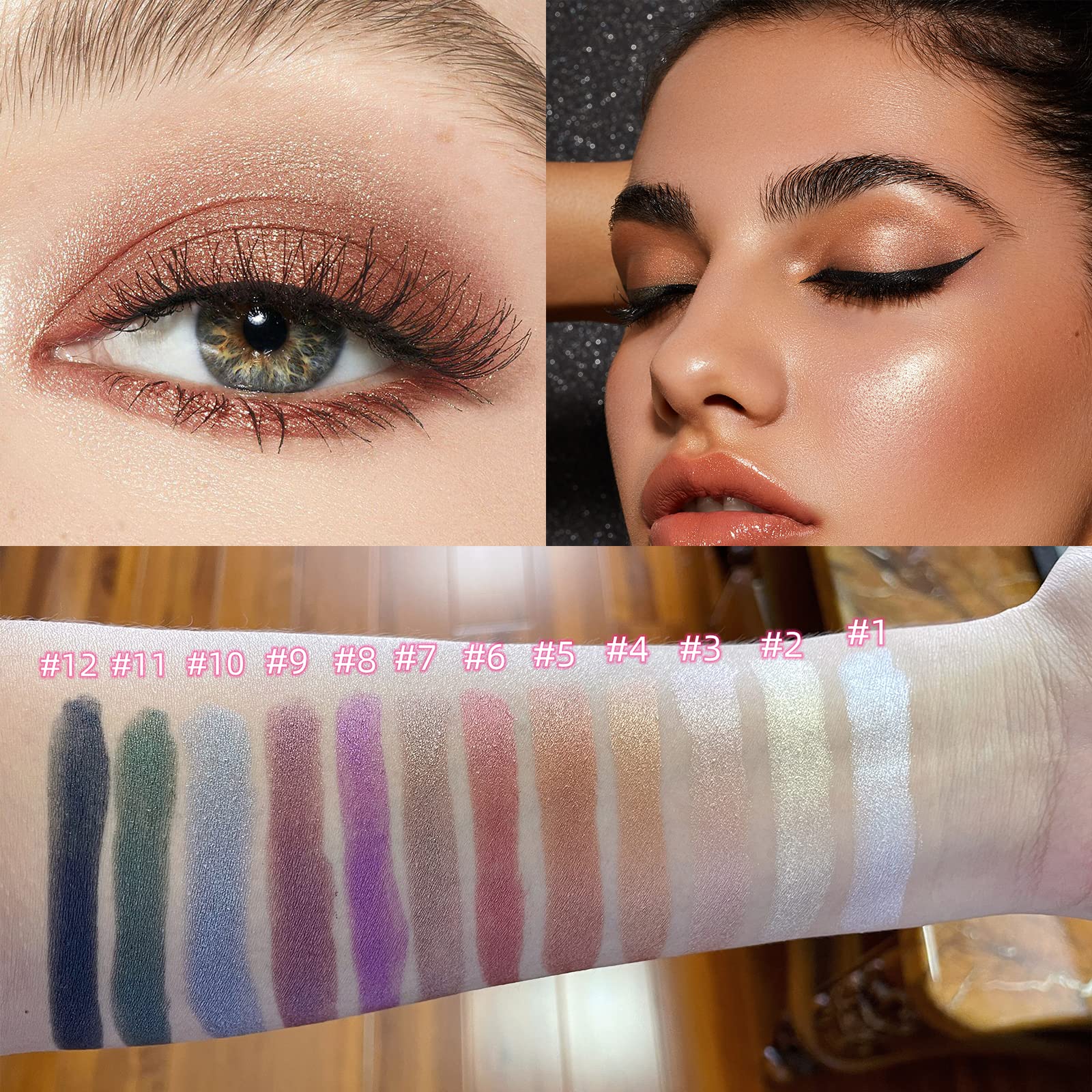 Gamme 12 teintes Enfuntins: options variées pour looks discrets ou fumés.