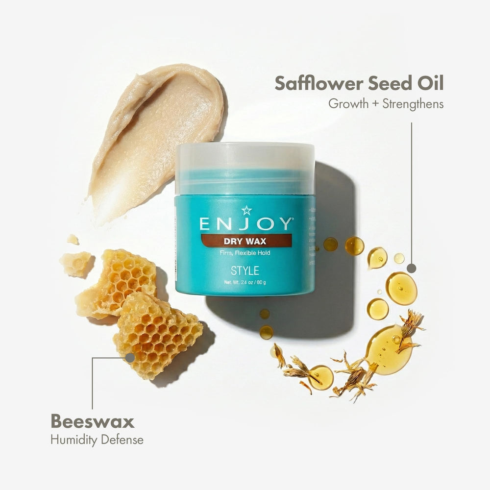 Enjoy Cire Sèche – finition mate naturelle sans brillance.