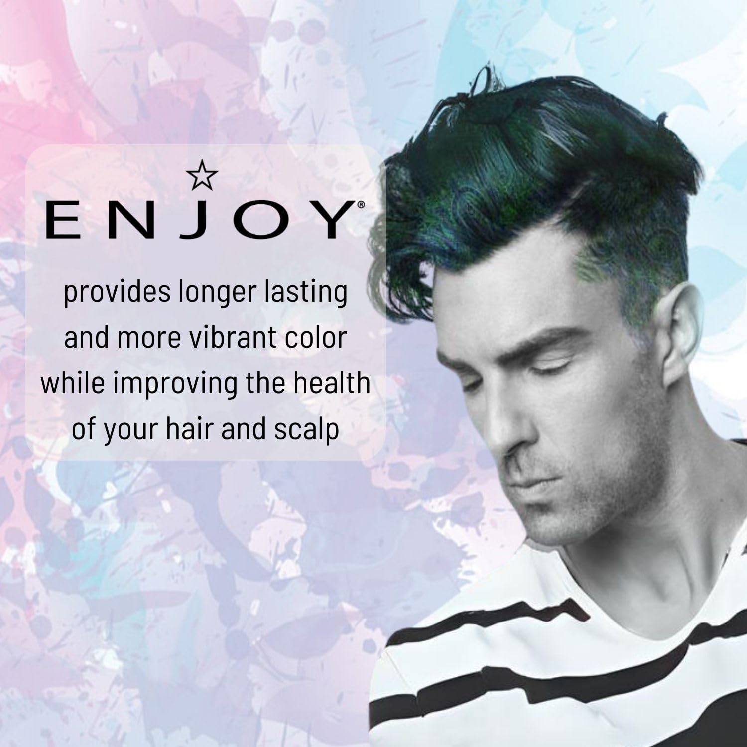 Boucles définies et rebondies grâce au Soin Hydrate Enjoy après utilisation.