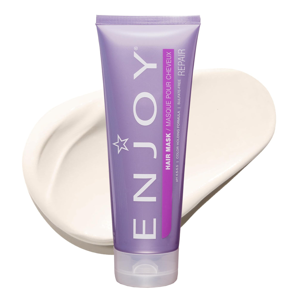 Enjoy Masque Cheveux: hydratation intense et brillance durable.