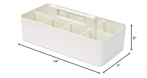 Enjoy Organizer rangement cosmétiques dans une boite ivoire, accès rapide et propre.