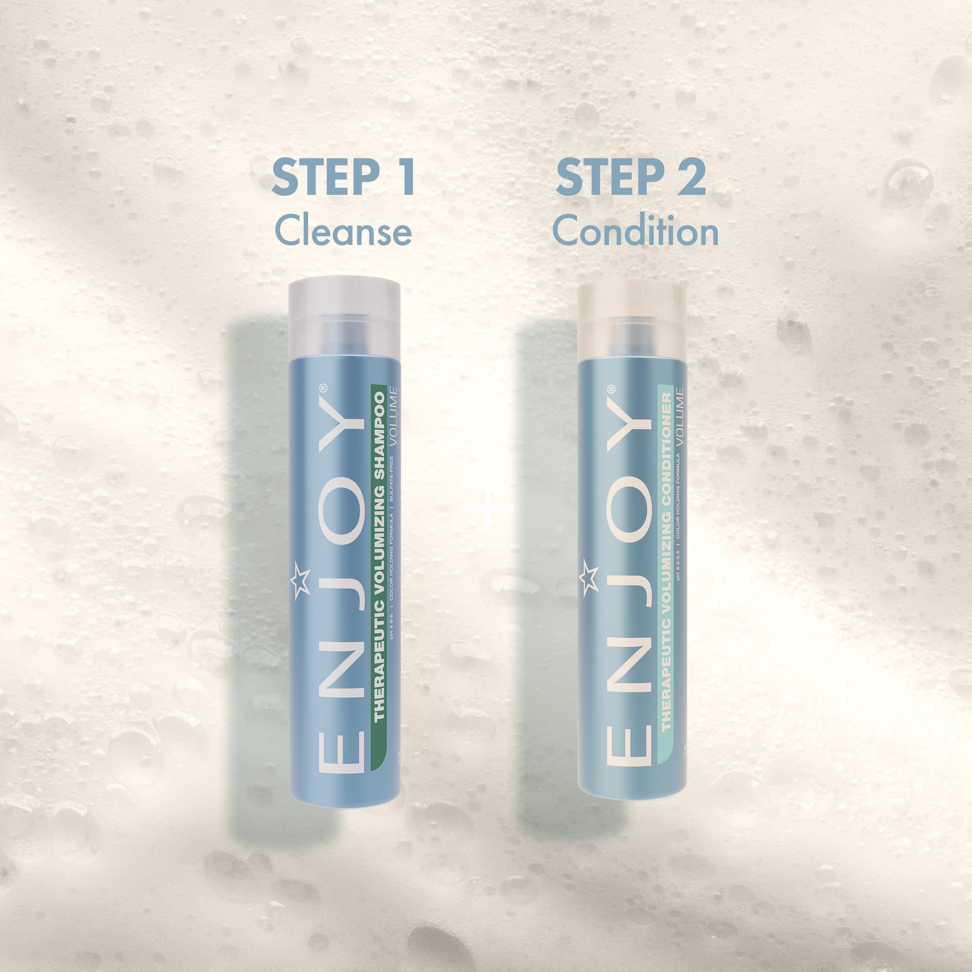 Enjoy Shampoing Usage Quotidien: routine rapide pour cheveux fins.