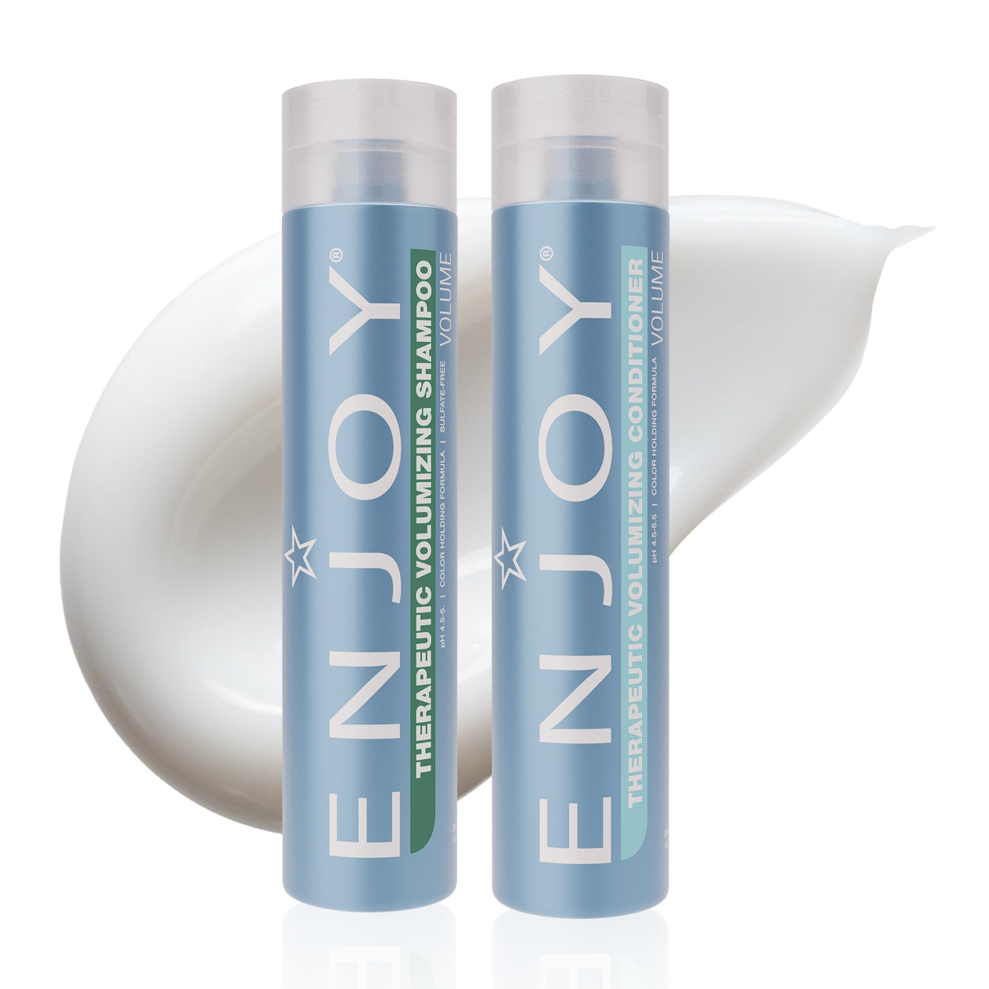 Enjoy Shampoing volumeant pour cheveux fins offrant du corps et mobilité