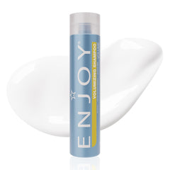 Enjoy Shampoo Volumisant, bouteille visible, offre volume durable sans sulfates