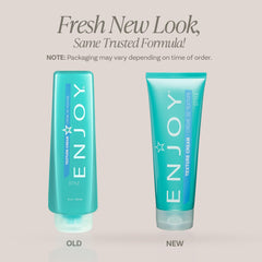 Enjoy Texture Cream anti-frisage pour un fini léger et maîtrisé.