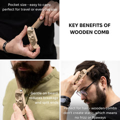 Enjoy The Wood – brosse cheveux et barbe, routine quotidienne.