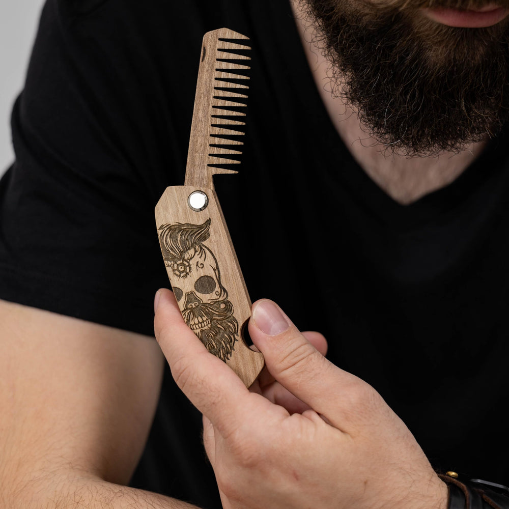Enjoy The Wood – coffret cadeau pratique pour l'entretien de la barbe.