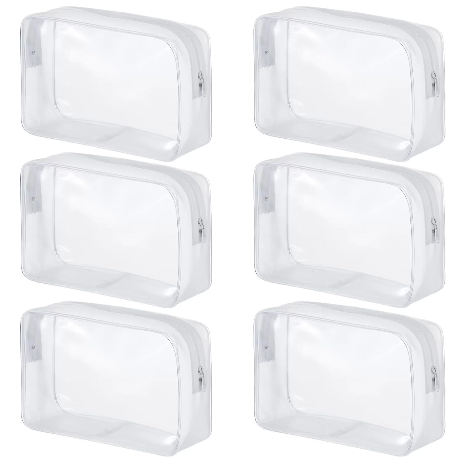 Enorteen ensemble de sacs cosmétiques transparents, idéal pour organiser le maquillage en voyage