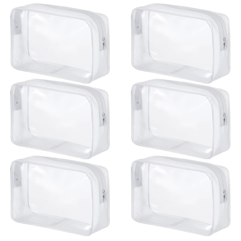 Enorteen ensemble de sacs cosmétiques transparents, idéal pour organiser le maquillage en voyage
