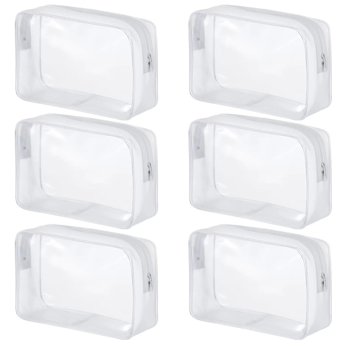 Enorteen ensemble de sacs cosmétiques transparents, idéal pour organiser le maquillage en voyage
