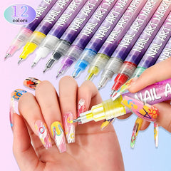 Pointe fine 0,5 mm pour tracés précis et dégradés uniformes.