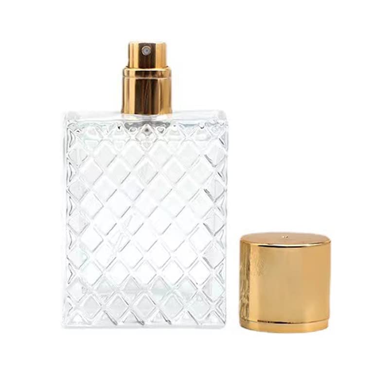 Enslz vaporisateur de voyage en verre clair, 100 ml, remplissage sans fuite.