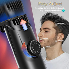 ENSSU Tondeuse Barbe utilisable mouille et sec pour flexibilité