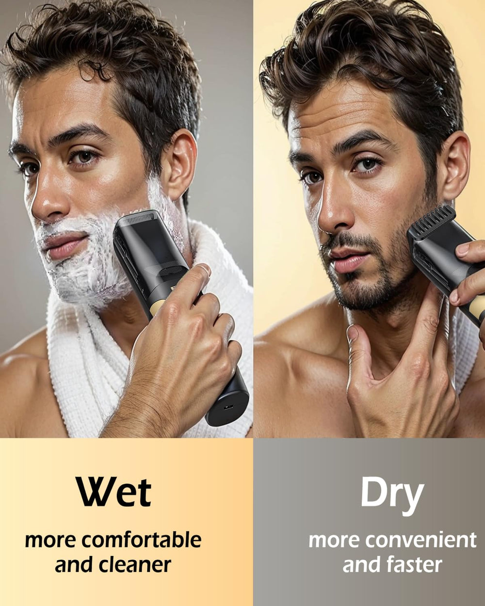 ENSSU Trimmer guide-combs inclus pour ajustement rapide.