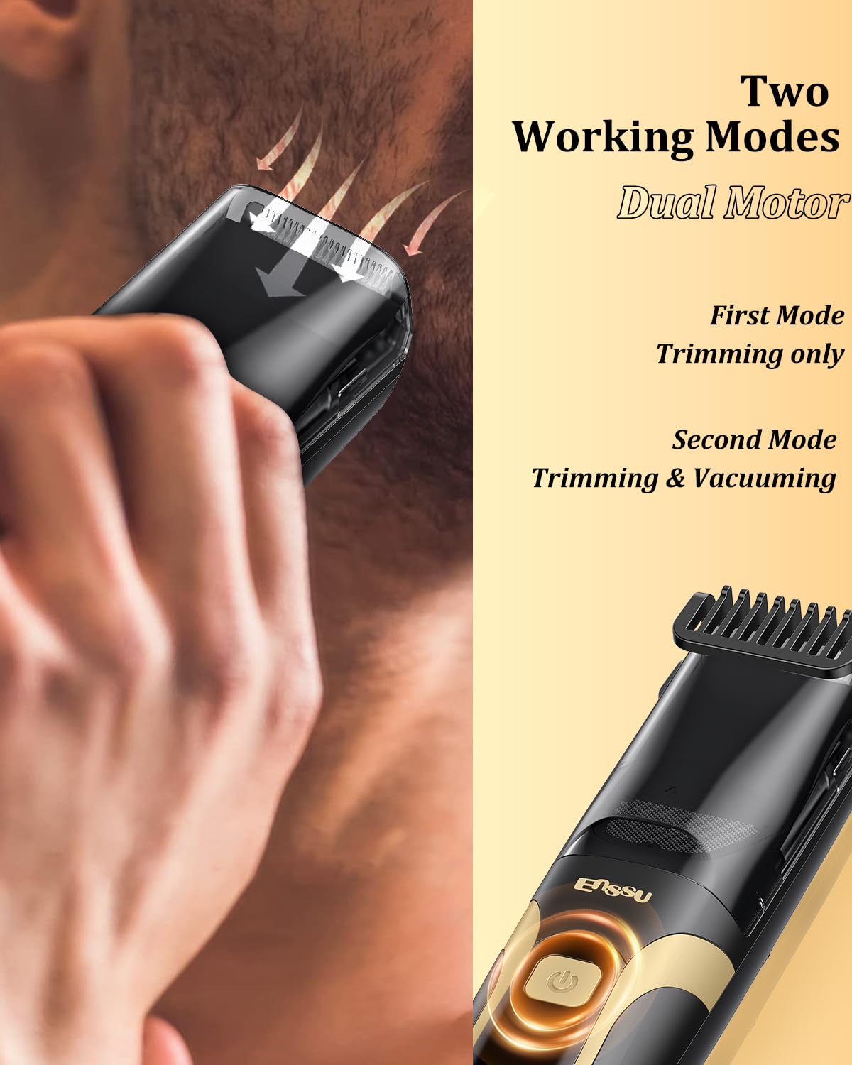 ENSSU Trimmer IPX7 étanche pour un nettoyage sous l'eau.