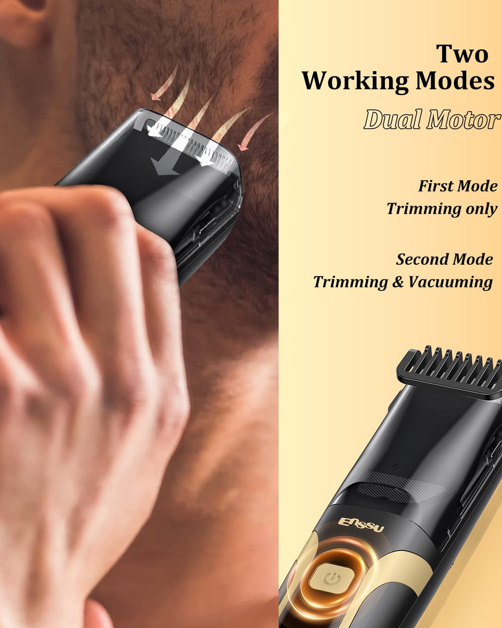 ENSSU Trimmer IPX7 étanche pour un nettoyage sous l'eau.