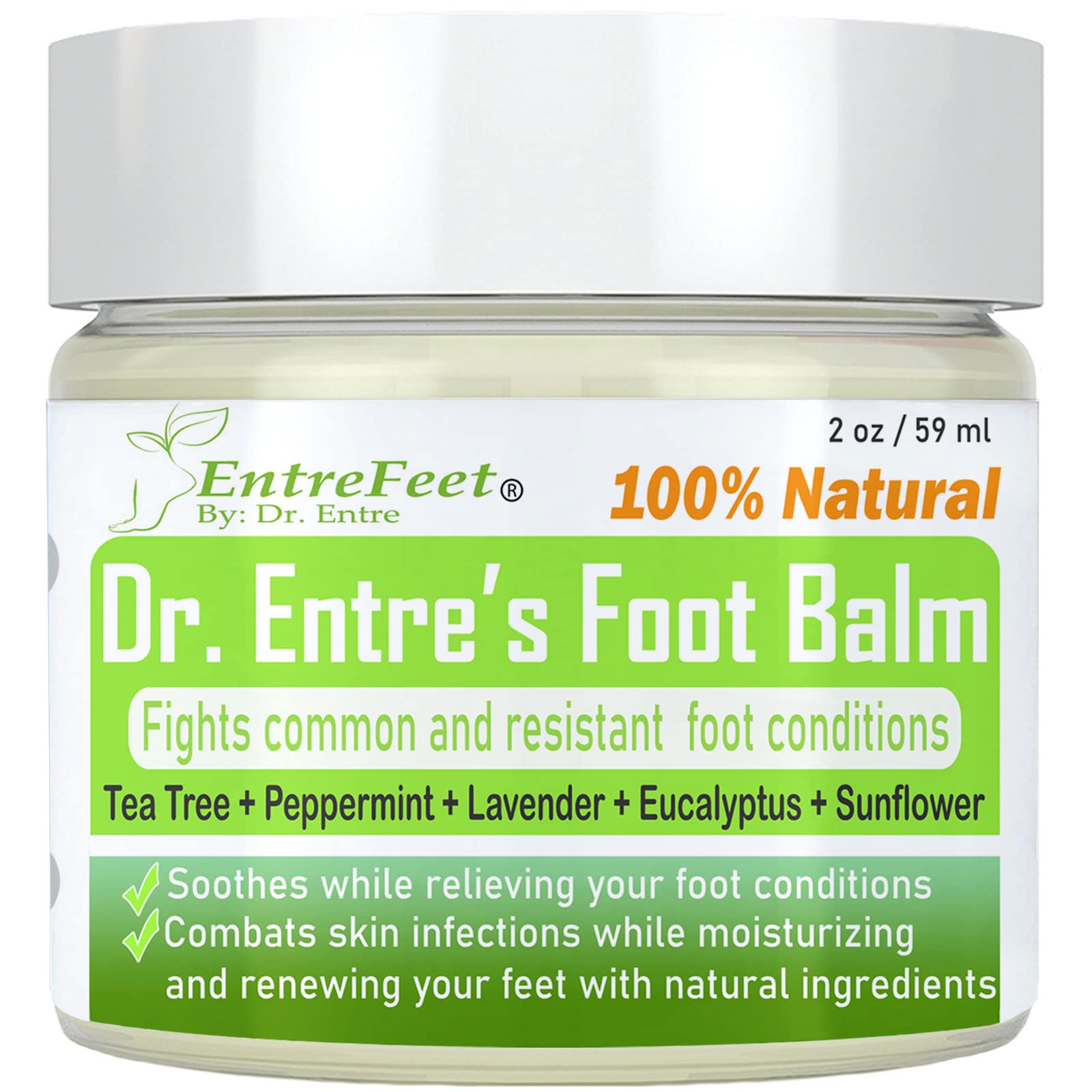 EntreFeet baume-pieds-texture-shea-beads: texture nourrissante et perles de karité visibles.