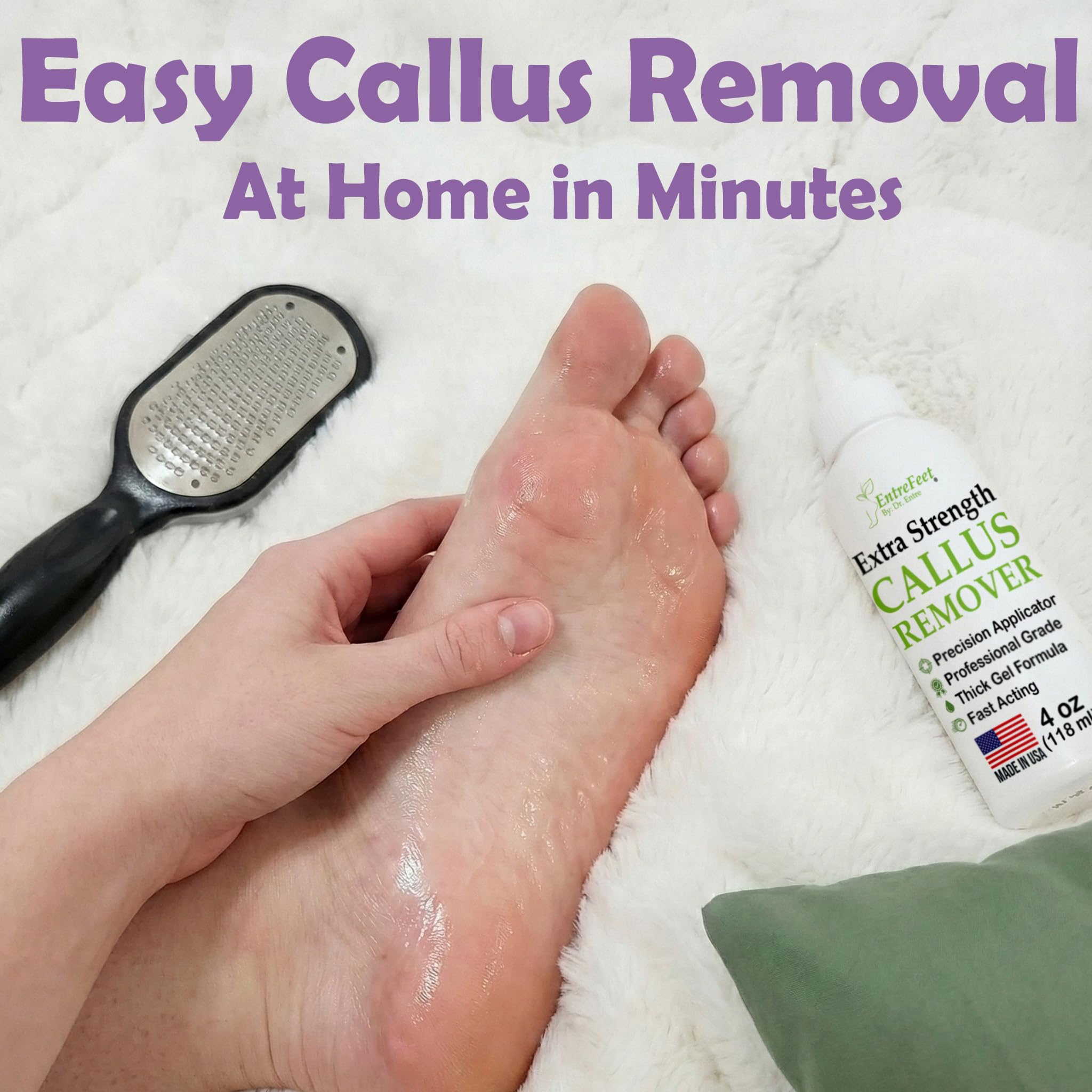 Gel EntreFeet – temps d'action 3–5 minutes