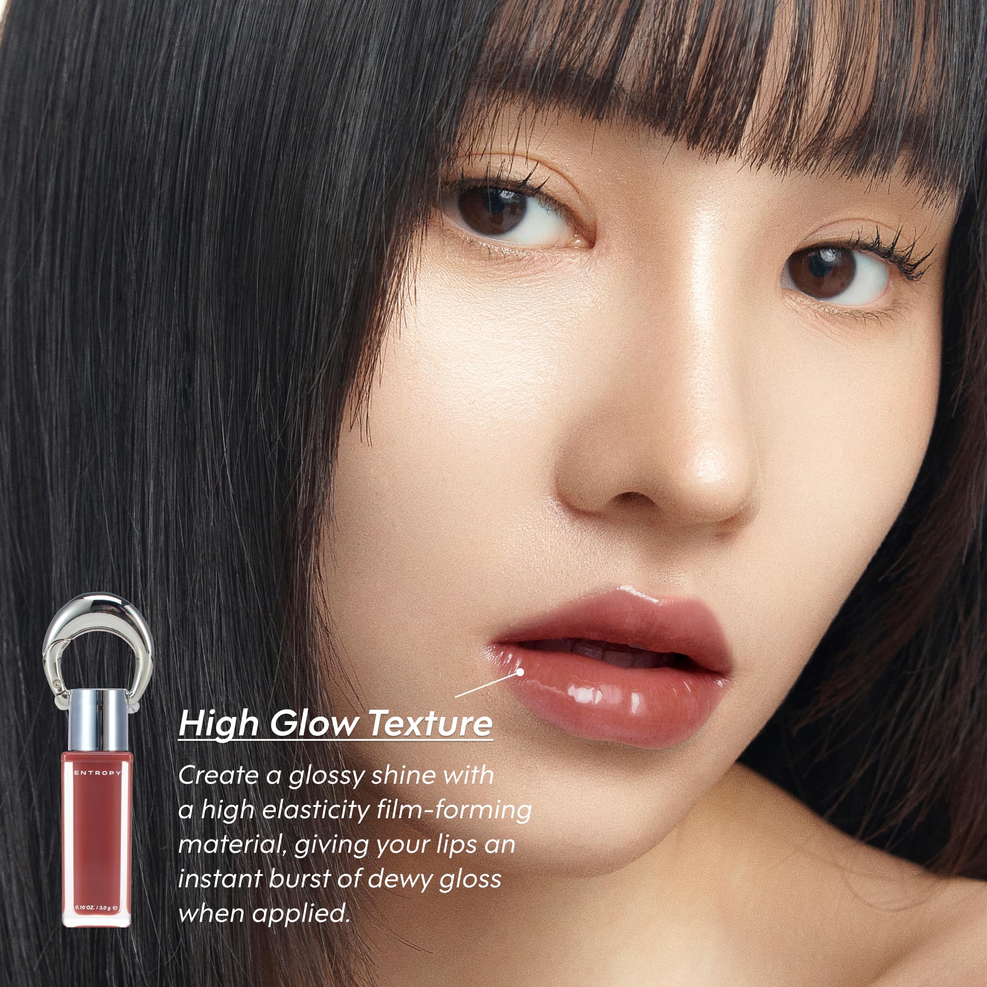 ENTROPY MAKE UP Charme Ambre – effet plump léger qui donne une impression de volume.