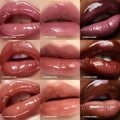 ENTROPY MAKE UP Charme Ambre – applications faciles pour une couleur longue tenue sur les lèvres.