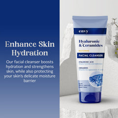 Étiquette Envy du nettoyant visage, formulation coréenne naturelle et sans parabènes