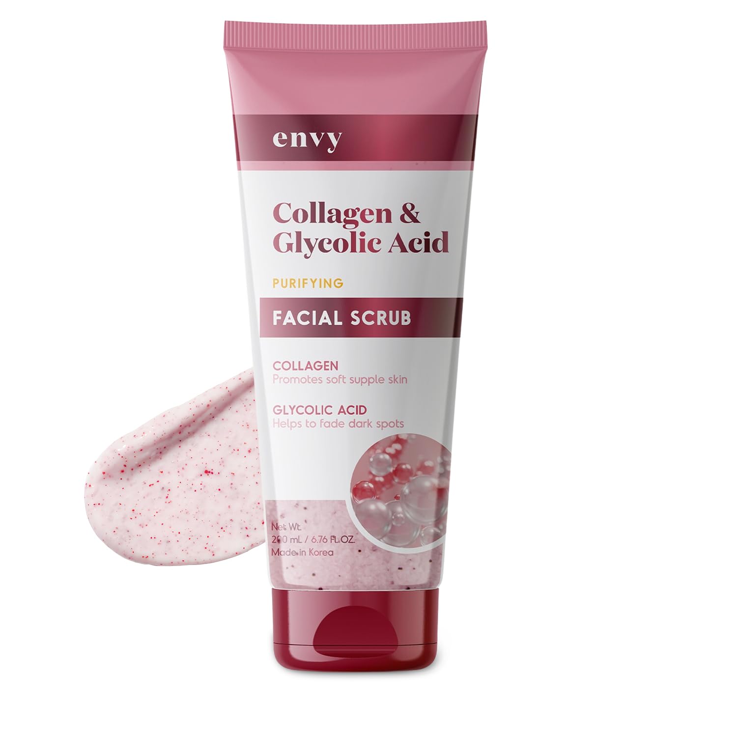 Envy Gommage Visage: exfolie en douceur pour un teint sain et raffermi.