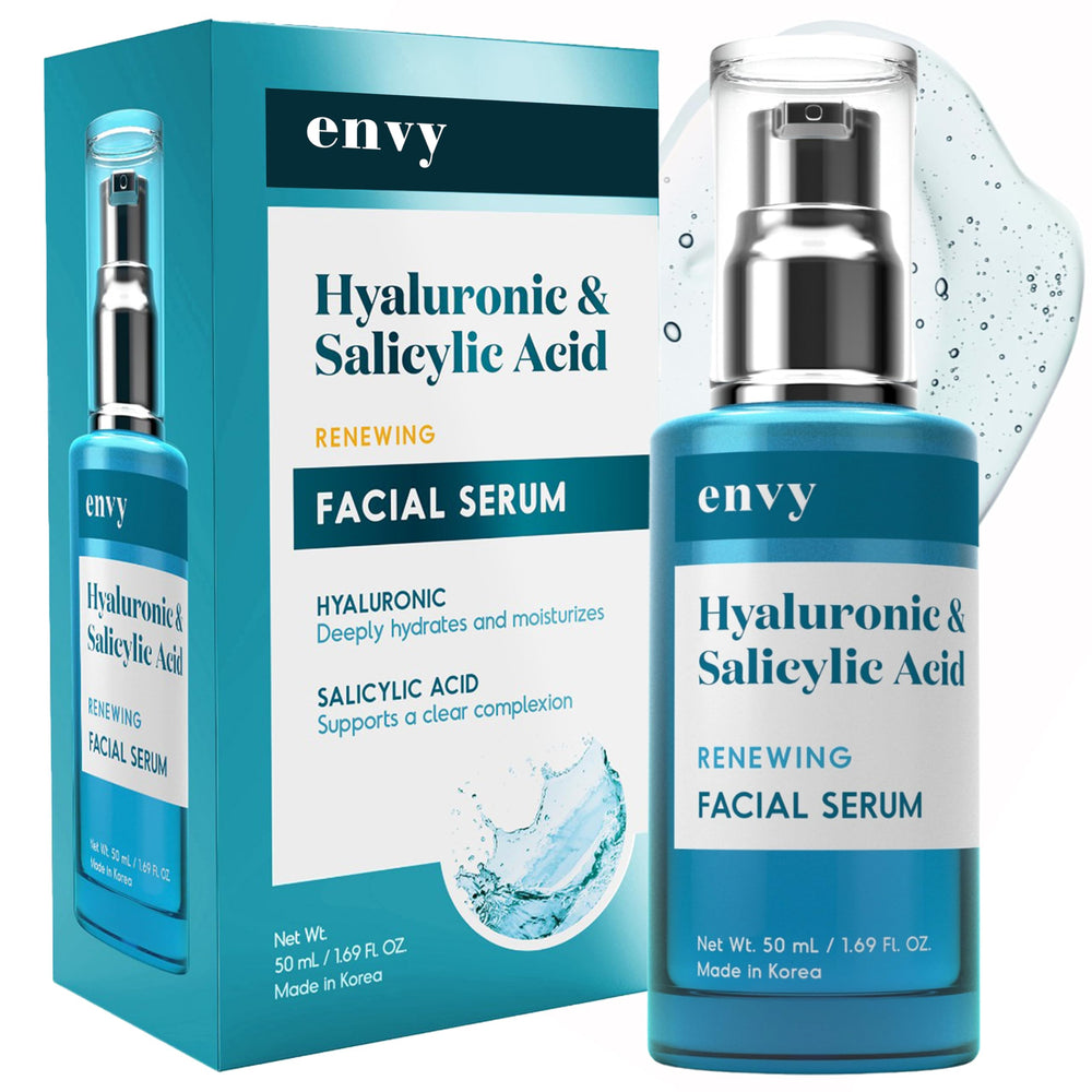 Sérum Envy pour le visage en flacon – hydratation en profondeur.