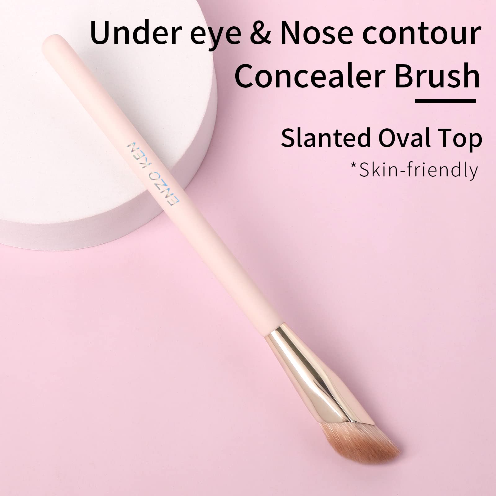 Brosse ENZO KEN pour contour du nez, angle précis et résultat naturel.