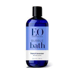 EO Bain moussant Lavande française : trio de bouteilles prêt à l'emploi, expérience relaxante.