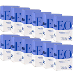 EO Lingettes deodorant naturelles lavande francaise - rafraichissement rapide en deplacement.