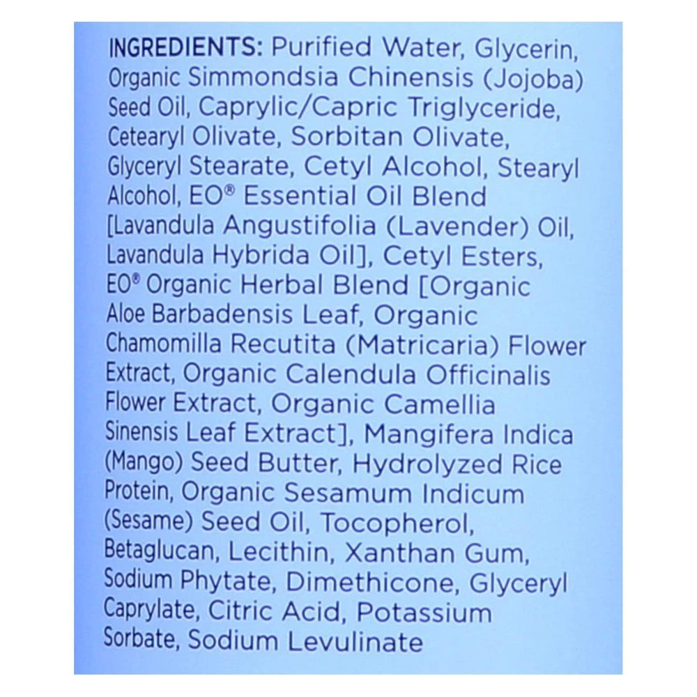 Texture crème onctueuse EO lavande bio, soin quotidien nourrissant pour la peau