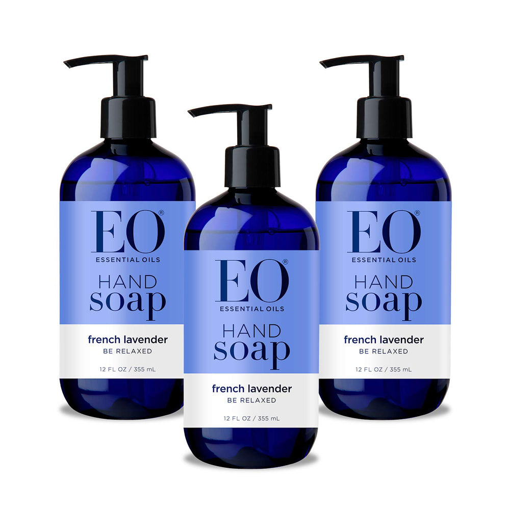 EO savon mains lavande française trio, hydratation légère après lavage