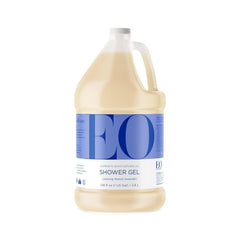 Gel douche EO lavande Française, bouteille 1 gal, hydratation douce.