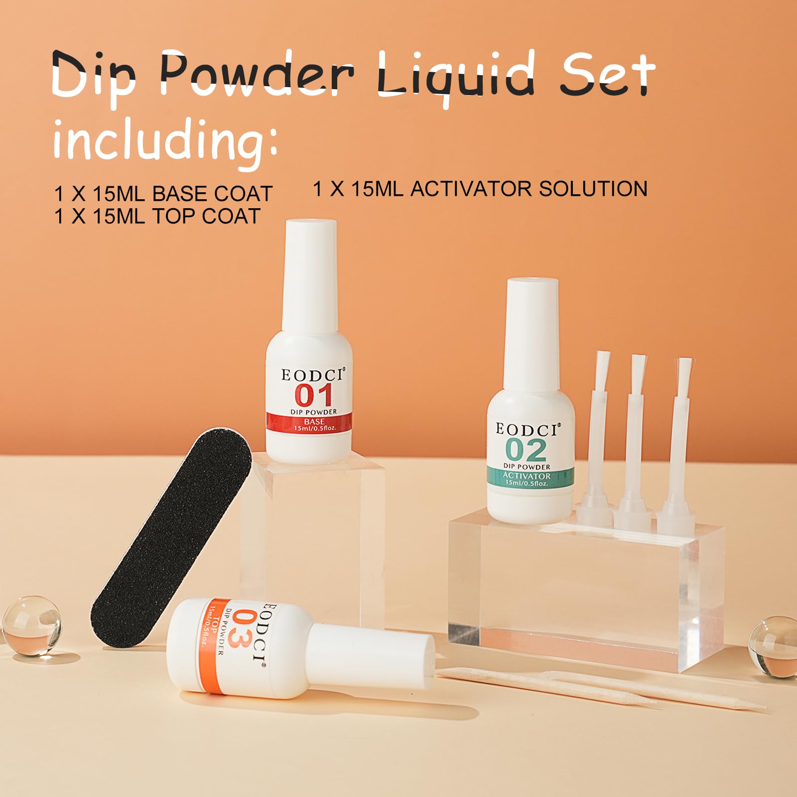 EODCI activateur poudre d immersion flacon rapide, séchage rapide.